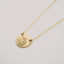 Load image into Gallery viewer, Wild Blooms Mini Zola Disc Necklace
