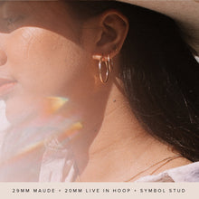 Load image into Gallery viewer, Maude Hoop Earrings
