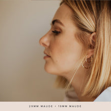 Load image into Gallery viewer, Maude Hoop Earrings
