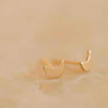 Load image into Gallery viewer, Crescent Moon Stud Earrings
