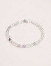 Load image into Gallery viewer, Rainbow Fluorite Mini Energy Gemstone Bracelet
