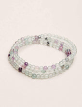 Load image into Gallery viewer, Rainbow Fluorite Mini Energy Gemstone Bracelet
