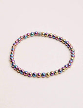 Load image into Gallery viewer, Rainbow Hematite Mini Energy Gemstone Bracelet
