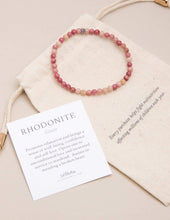 Load image into Gallery viewer, Rhodonite Mini Energy Gemstone Bracelet
