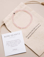 Load image into Gallery viewer, Mini Gemstone Rose Quartz Bracelet
