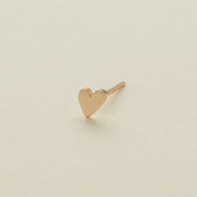 Load image into Gallery viewer, Solid Gold Symbol Earring - Single Stud
