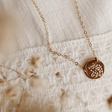 Load image into Gallery viewer, Wild Blooms Mini Zola Disc Necklace
